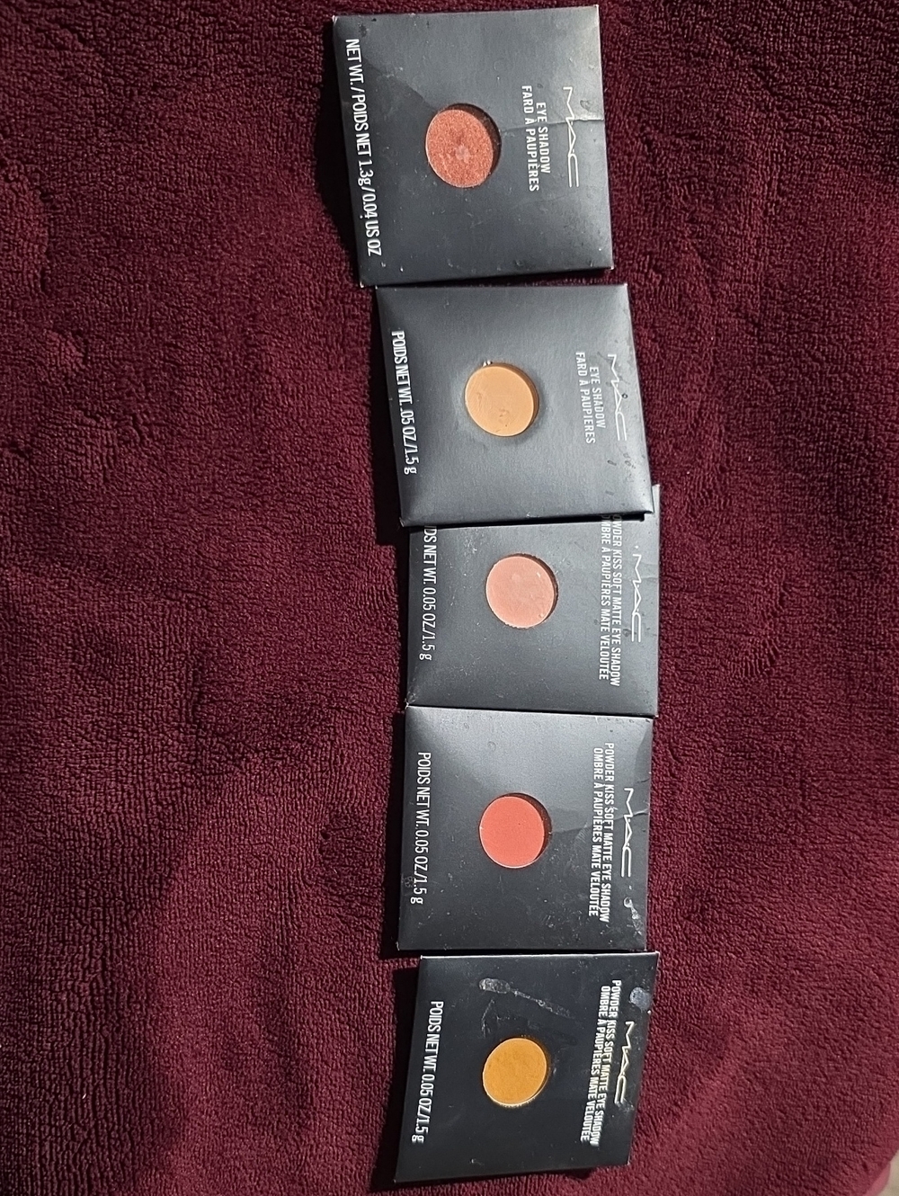 MAC Single Eyeshadows - Warm Neutrals (5)